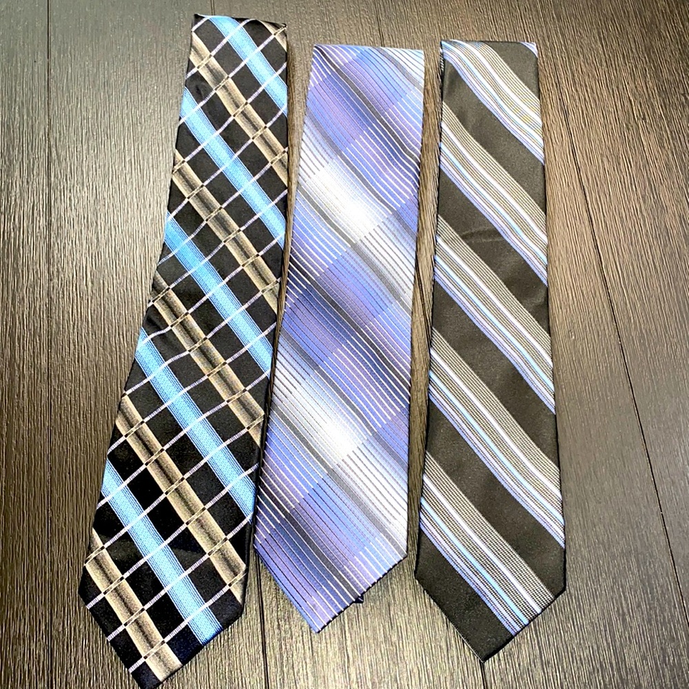 Men’s Neck Ties Set of 3
